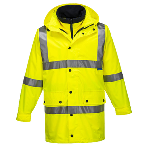 Portwest Argyle Full Day/Night 4-in-1 Jacket 2 Tone Reflective Work Safety MJ883