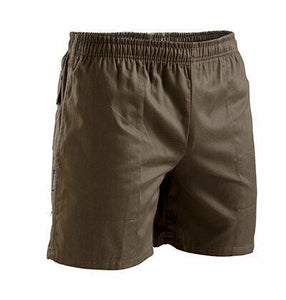 Stubbies Ruggers Mens Long Leg Shorts Draw Cord Cotton Elastic Waist Work SE214X