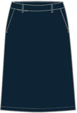 NNT Womens Business P/V Gaberdine Skirt Hidden Elastic Knee Length Formal CAT2A7