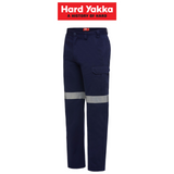 Mens Hard Yakka Core Drill Light Weight Pants Work Taped Cotton Cargo Y02965