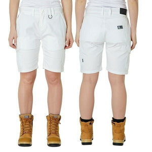 Womens Elwood Utility Shorts Cargo Phone Pocket Work Stretch Tough Tradie EWD601