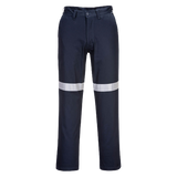 Portwest Straight Leg Pants with Tape Lightweight Reflective Tape MW705