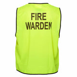 Portwest Fire Warden Hi-Vis Vest Class D Comfort Tape Work Safety MV118