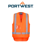 Portwest TTMC Vest Lighweight Hi Vis Reflective Tape Work Safety TM310