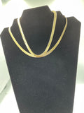 18K Gold Filled Herringbone Snake Chain