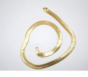 18K Gold Filled Herringbone Snake Chain