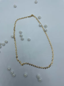 18K Gold Filled Double Fringe Necklace Chain