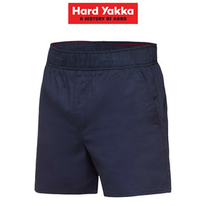 Hard Yakka Elastic Waist Drill Shorts Cotton Y05545