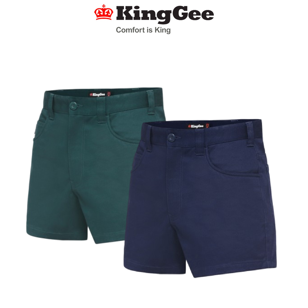 KingGee Jean Top Drill Shorts Originals Classic Fit Short LengtH K07810
